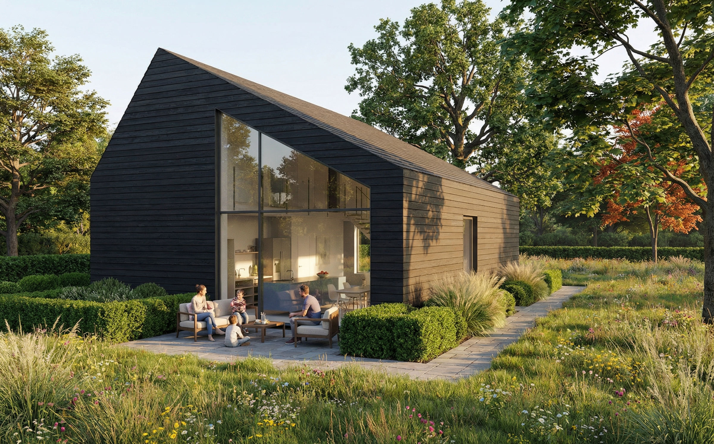 Schuurwoning vergrijzend hout