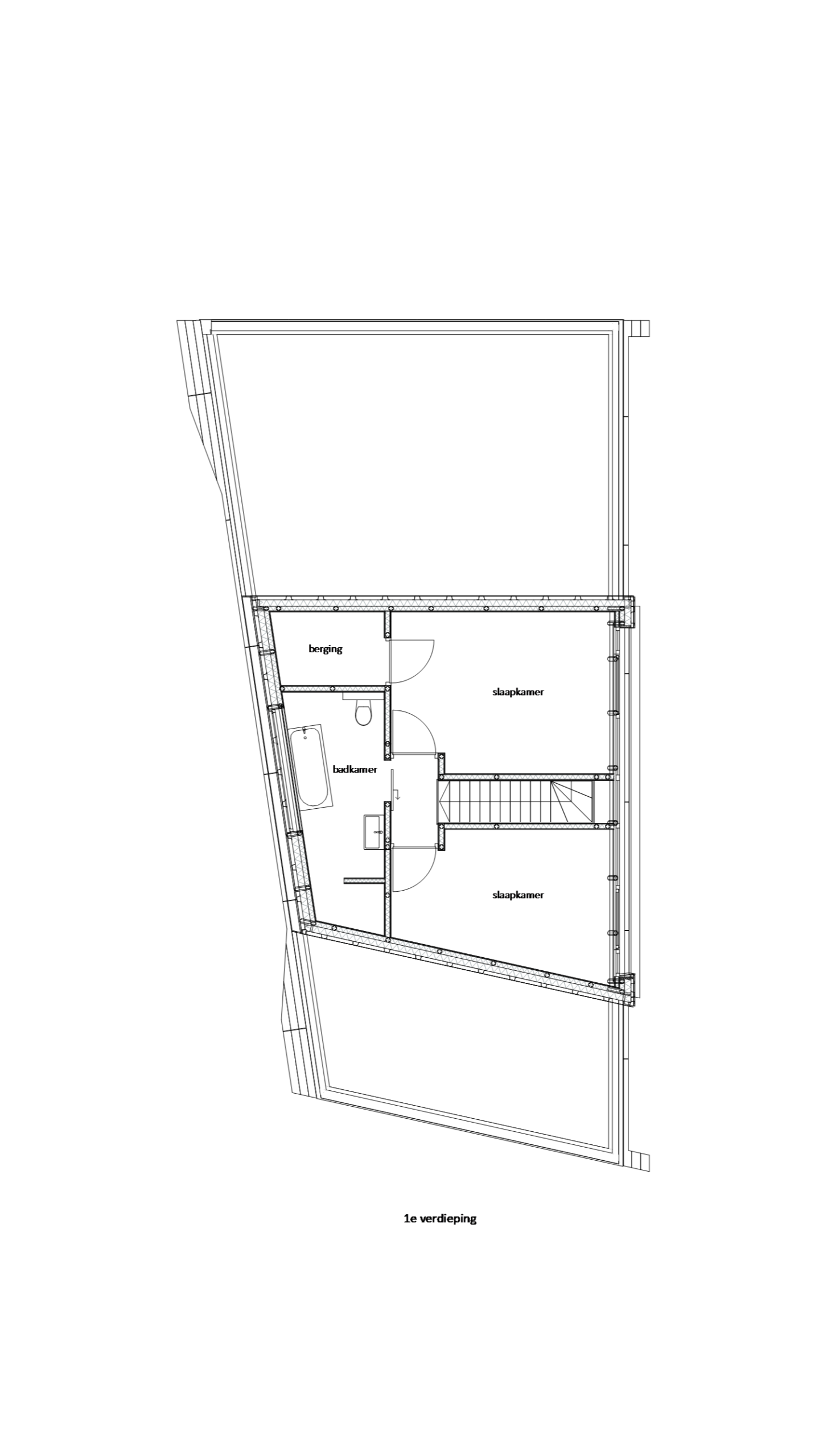 Plattegrond bijzondere villa stalen gevel