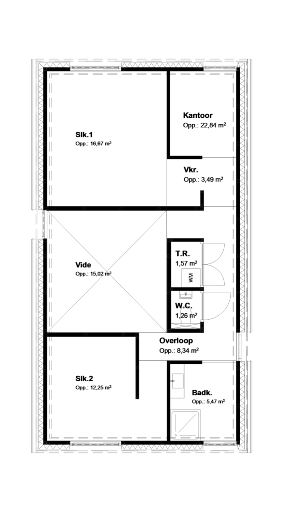 Stalen woning Nuth plattegrond verdieping 2